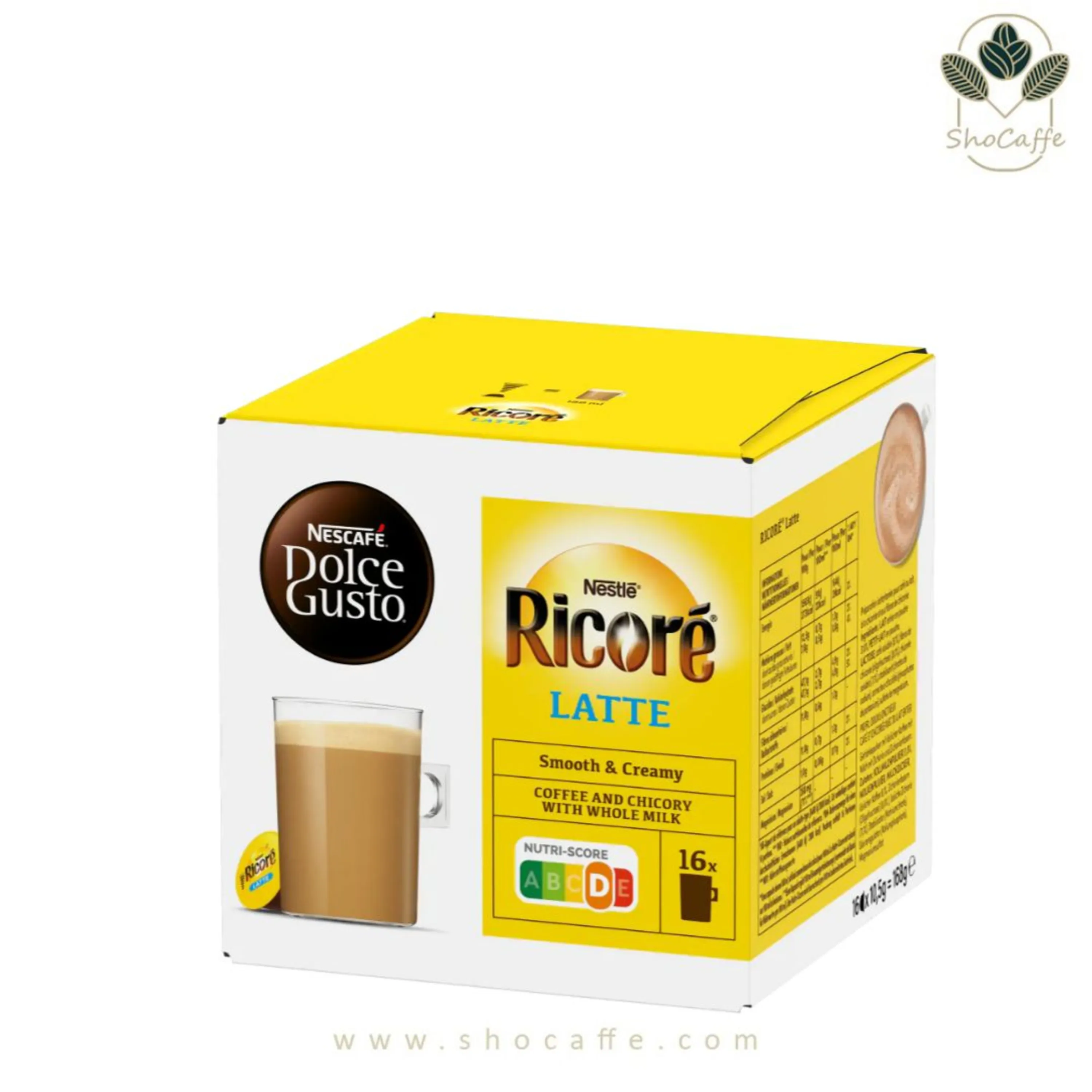 کپسول قهوه دولچه گوستو مدل ریکور لته Ricore Latte
